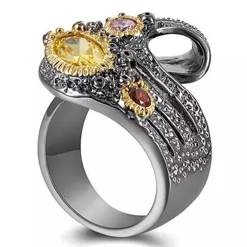 Кольцо YLKBTY для женщин 7 золотой