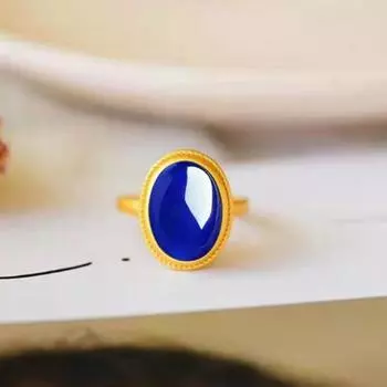 Кольцо Yousheng из натурального камня в этническом стиле, регулируемые кольца для пальцев, овальные украшения из драгоценных камней для женщин, подарок на годовщину, день рождения, свадьбу красный