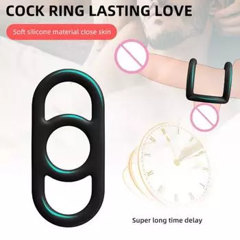 Кольцо задержки пениса Идеально подходит Легко чистится Водонепроницаемый M