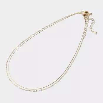 Колье GU by Uniqlo в цвете и металле