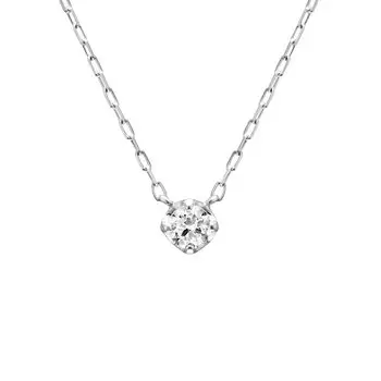 Колье из белого золота K10 112116123210 [Yondo Sea] женское