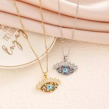 Колье Lucky Devil s Eye с ключицей 1