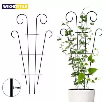 Колья Подставка для вьющихся растений Подставка для цветов Клетка для деревьев Садовая опора для растений Уход за растениями Почва Цветочная композиция 1 PCS