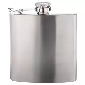 Колба на 6 унций с завинчивающейся крышкой + воронка для водки, виски, алкоголя