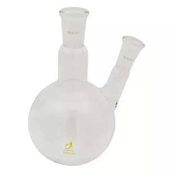 Колба обычная раздвижная двухгорлая 500 мл 0078-07-30 /1-4329-09