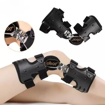 Коленный бандаж Послеоперационный коленный бандаж для восстановления стабильности Регулируемый ортопедический опорный стабилизатор Right