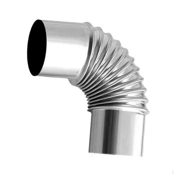 Колено дымохода, угол 1 90 градусов, изгиб облицовки дымохода, газовый обогреватель из нержавеющей стали с несколькими плитами 50mm