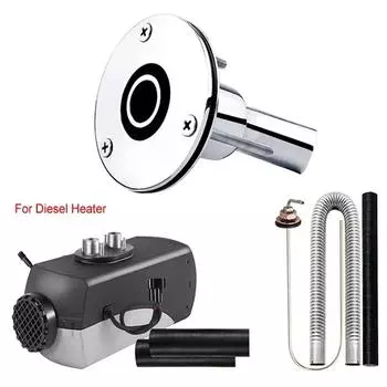 Колено из нержавеющей стали, сквозной корпус, выхлопная труба, гнездо, крепежная деталь, воздушный дизельный обогреватель для автомобиля, лодки, грузовика