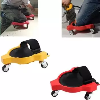 Коленоподъемник, скользящие наколенники, швы плитки для пола, универсальные колеса для деревообработки, мобильные наколенники, вращающиеся наколенники