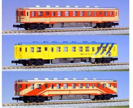 Колея KATO N Shimabara Railway Kiha 20, набор из 3 вагонов 10-915