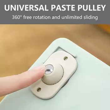 Колеса для мебели из нержавеющей стали роликовые самоклеящиеся ролики для дома 360 градусов подшипник нагрузки поворотные универсальные колеса