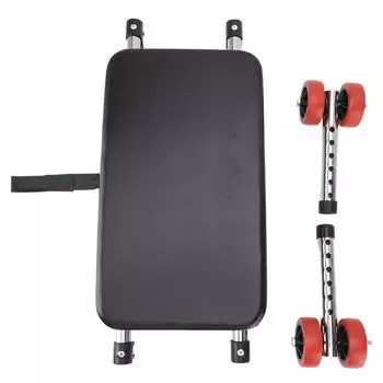 Колеса для сиденья-ходунков, складные ходунки, мягкие, с черной подкладкой, нержавеющая сталь