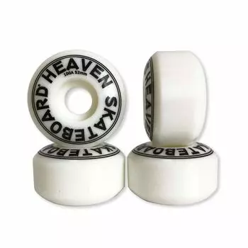 Колеса для скейтборда Hard Wheels 100A 52 мм покрышки для скейтборда Skate White SK8 белый