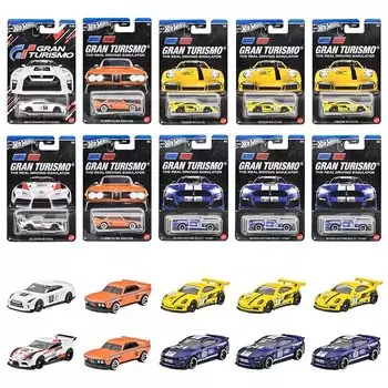 Колеса Hot Wheels) Ассортимент развлекательной тематики - Gran Turismo [мини-автомобиль 10 шт. в комплекте КОРОБКА распродажа] [3 года~] 987E-GDG83