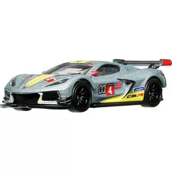 Колеса Hot Wheels) автомобиль культура гоночный день corvette C8.R игрушечный автомобиль мини-автомобиль от 3 лет серый HRV95