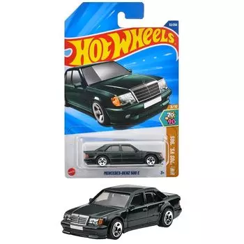 Колеса Hot Wheels) базовая машина mercedes benz 500E игрушечная машина мини-машина от 3 лет зеленый JFN67