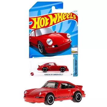Колеса Hot Wheels) базовая машина porsche 911 Carrera RS 2.7 игрушечная машина мини-машина от 3 лет красный HXR05