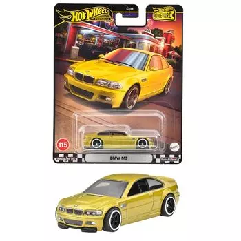 Колеса Hot Wheels) Бульвар BMW M3 игрушечный автомобиль мини-машина От 3 лет желтый HRT80