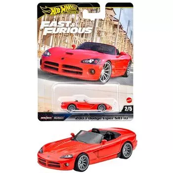 Колеса Hot Wheels) форсаж 03 dodge viper SRT10 игрушечный автомобиль мини-машина от 3 лет красный JBL85