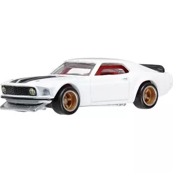 Колеса Hot Wheels) форсаж - 1969 ford mustang boss 302 игрушечные машинки мини-машинки от 3 лет белый HYP71