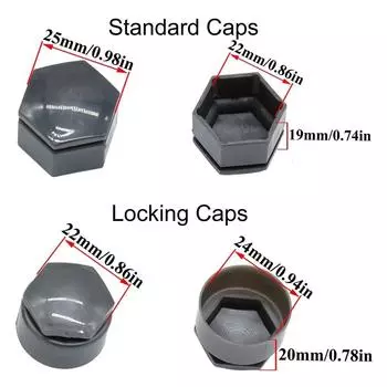 Колеса, шины, гайки, колпачок для гайки для шины 22 мм, 24 шт., аксессуары для Opel Insignia 2010-17, ЗАМКОВЫЙ КОЛПАЧОК для Opel Insignia 2010-17 CHINA