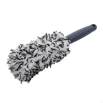 Колесные щетки Автомобильные щетки для обода Детализация шин Легко чистить Инструменты для чистки Black and White