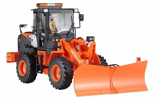 Колесный погрузчик Hasegawa Hitachi Construction Machinery Технические характеристики Пластиковая модель 66102 1/35 ZW100-6 Multi-Plough (Уборка снега)