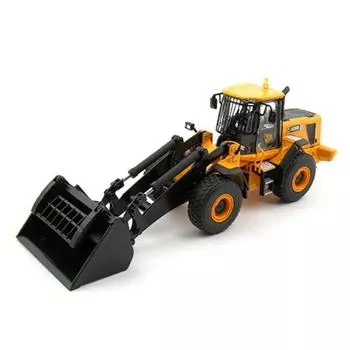 Колесный погрузчик Moto Art Leprika 1/50 JCB WASTEMASTER MO133663ye, Корейская игрушка разных цветов