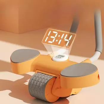 Колесо для брюшного пресса. Автоматическая тренировка с отскоком. Керлинг живота. Мужские и женские спортивные тренировки. Тип локтевой поддержки. Плоская локтевая опора с двойным колесом.