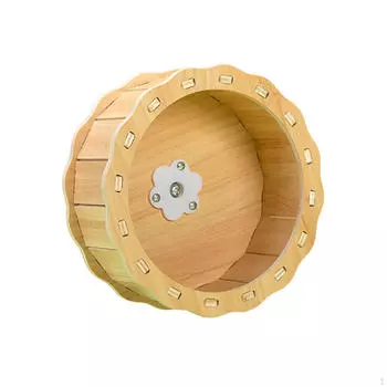 Колесо для хомяка, беговые колеса, деревянные, бесшумные, вращающиеся, беговые, для маленьких домашних животных, вращающиеся, бег трусцой 12.5cm