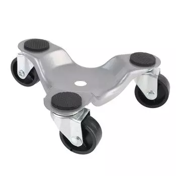 Колесо для перемещения треугольное железное Тележка для перемещения шкафа Тележка для перемещения тяжелых предметов Перемещение мебели Мебель 3 колеса Silver