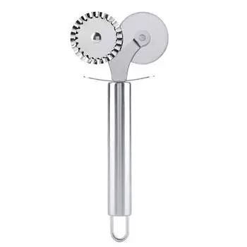 Колесо для пиццы из нержавеющей стали, кухонный нож для торта, безопасное колесо