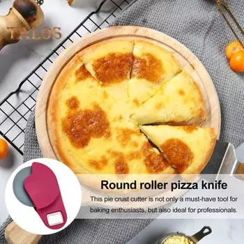 Колесо для пиццы, ролик для выпечки теста, резак для теста для пирогов и открывалка для бутылок, кухонный инструмент для выпечки домашней лапши, пиццы, выпечки красный