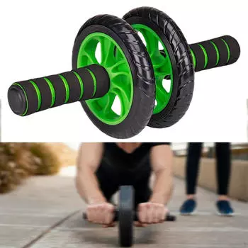 Колесо для пресса Бодибилдинг для мужчин женщин Бесшумное Тренировка мышц кора Домашний тренажерный зал зелёный