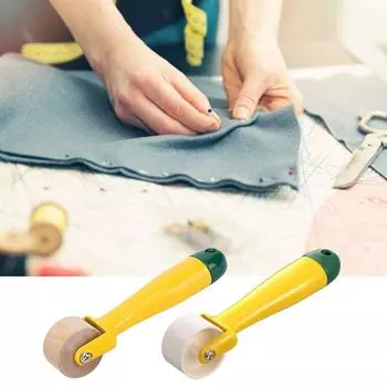 Колесо для прижима швейных принадлежностей, ролик для квилтинга, валик для пришивания деревянных швов, валик для обоев, украшение дома wood