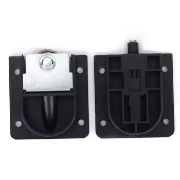 Колесо для раздвижной двери Mute, черный пластиковый шкив с подшипником, фурнитура для мебели