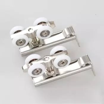 Колесо для раздвижной двери, подвесное колесо, ролик для подвесной направляющей, шкив для двери шкафа, может выдерживать нагрузку 50 кг, подъемный рельс для шкафа, дверная фурнитура