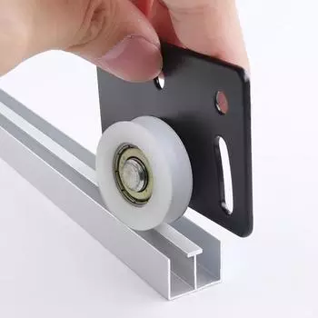 Колесо для раздвижной двери шкафа Колесо для раздвижной двери шкафа Колесо для раздвижной двери шкафа Большое вогнутое колесо чёрный