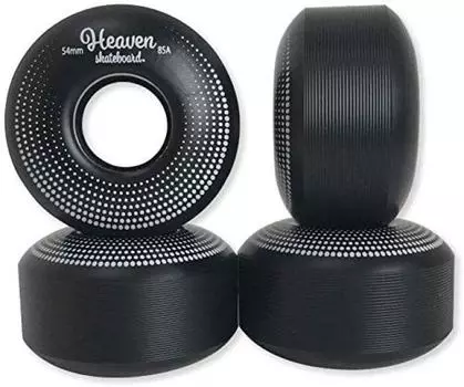 Колесо для скейтборда мягкое колесо 85A 54 мм покрышка для скейтборда верх для скейтборда черный SK8 чёрный