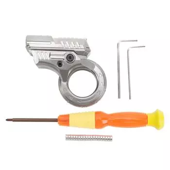 Колесо-храповик с кольцом-игрушкой из нержавеющей стали, многофункциональное, для снятия стресса, декомпрессии, напальчник-храповик