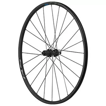Колесо шоссейное заднее SHIMANO 12 мм E через центральный замок совместимо с бескамерными покрышками EWHRS370LREDB WH-RS370-R OLD142 мм ротор,