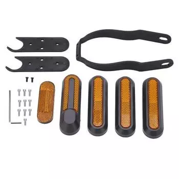 Колесо светоотражающая полоса скутер ночной отражатель части с винтами шестигранный ключ для Xiaomi PRO электрический скутер желтый Yellow