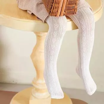 Колготки для девочек от 2 до 10 лет, летние сетчатые тонкие детские колготки, мягкие узкие колготки для маленьких девочек, хлопковые детские чулки S