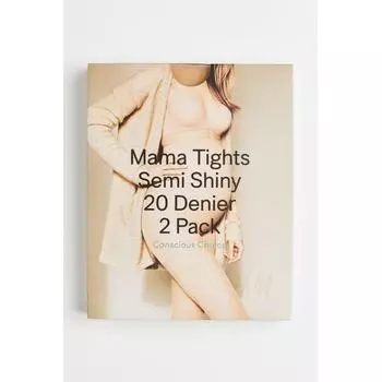 КОЛГОТКИ HM MAMA 20 ДЕНЬЕ 2 ЛИСТА ПЕСОЧНОГО ЦВЕТА