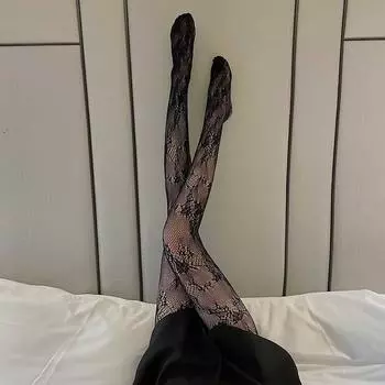 Колготки Seggings размера Ribbon Floral Tights Pattern Women s Sexy (Без чулок и трусиков) Колготки с принтом Колготки для высоких женщин One Size белый