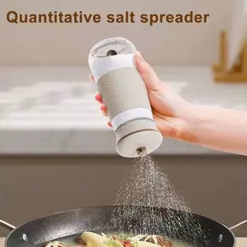 Количественная солонка для перца, коробка для приправ, 0,3 г соли на пресс, 4 отделения, кухонные инструменты для приготовления пищи, кемпинга, барбекю