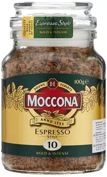 Количество Moccona Moccona Espresso 100 г Мокка