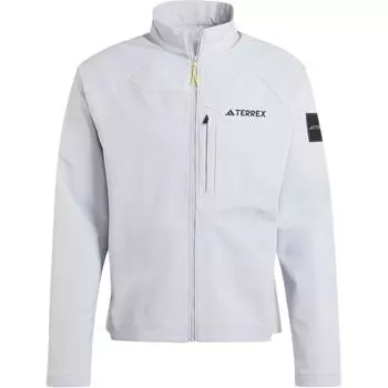 Коллаборация Adidas X National Geographic FW24 Куртка софтшелл для активного отдыха с длинным рукавом для мужчин Куртка Светло-серебристый IX7919 M