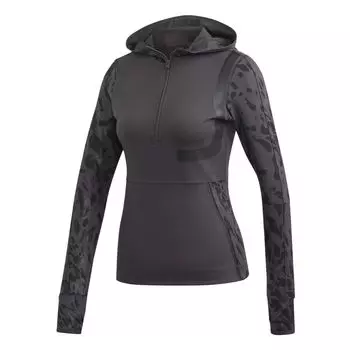 Коллаборация Adidas X Stella McCartney Бег Комфортное Мягкое Худи с Длинным Рукавом Женские худи Серый EI0837 S