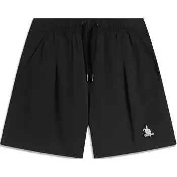 Коллаборация Li Ning X Disney Серия Samput Rabbit Удобные Простые Свободные Шорты-пятиточки с мультяшным принтом и кулиской AKSU658-1 M
